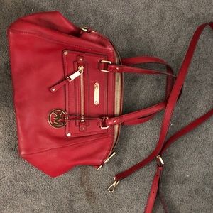 Michael Kors red purse